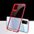 Funda Silicona Ultrafina Carcasa Transparente S03 para Samsung Galaxy S20 Plus Rojo