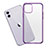 Funda Silicona Ultrafina Carcasa Transparente S04 para Apple iPhone 11 Morado