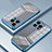 Funda Silicona Ultrafina Carcasa Transparente SY1 para Apple iPhone 14 Pro Max Azul