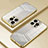 Funda Silicona Ultrafina Carcasa Transparente SY1 para Apple iPhone 14 Pro Max Oro