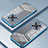 Funda Silicona Ultrafina Carcasa Transparente SY1 para Huawei Mate 40 Azul