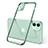 Funda Silicona Ultrafina Carcasa Transparente U02 para Apple iPhone 11 Verde
