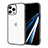 Funda Silicona Ultrafina Carcasa Transparente YJ1 para Apple iPhone 12 Pro Max Negro