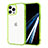 Funda Silicona Ultrafina Carcasa Transparente YJ1 para Apple iPhone 13 Pro Verde