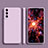 Funda Silicona Ultrafina Goma 360 Grados Carcasa A01 para Samsung Galaxy S21 Plus 5G Purpura Claro