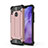 Funda Silicona Ultrafina Goma 360 Grados Carcasa C01 para Huawei Honor V10 Lite Oro Rosa