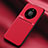 Funda Silicona Ultrafina Goma 360 Grados Carcasa C01 para Huawei Mate 40 Pro Rojo