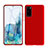 Funda Silicona Ultrafina Goma 360 Grados Carcasa C01 para Samsung Galaxy S20 5G Rojo