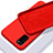 Funda Silicona Ultrafina Goma 360 Grados Carcasa C02 para Huawei Honor View 30 5G Rojo
