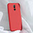 Funda Silicona Ultrafina Goma 360 Grados Carcasa C02 para Huawei Mate 20 Lite Rojo