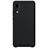 Funda Silicona Ultrafina Goma 360 Grados Carcasa C02 para Huawei P20 Negro