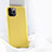 Funda Silicona Ultrafina Goma 360 Grados Carcasa C03 para Apple iPhone 11 Pro Amarillo