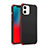 Funda Silicona Ultrafina Goma 360 Grados Carcasa C03 para Apple iPhone 12 Mini Negro