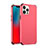 Funda Silicona Ultrafina Goma 360 Grados Carcasa C03 para Apple iPhone 12 Pro Max Rojo Rosa