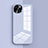Funda Silicona Ultrafina Goma 360 Grados Carcasa G01 para Apple iPhone 13 Azul Cielo