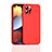 Funda Silicona Ultrafina Goma 360 Grados Carcasa G01 para Apple iPhone 13 Pro Max Rojo