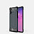 Funda Silicona Ultrafina Goma 360 Grados Carcasa G01 para Samsung Galaxy Note 10 Plus 5G Azul