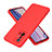 Funda Silicona Ultrafina Goma 360 Grados Carcasa H01P para Xiaomi Mi 11T 5G Rojo