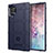 Funda Silicona Ultrafina Goma 360 Grados Carcasa J01S para Samsung Galaxy Note 10 Plus 5G Azul