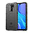 Funda Silicona Ultrafina Goma 360 Grados Carcasa J01S para Xiaomi Redmi 9 Negro