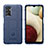 Funda Silicona Ultrafina Goma 360 Grados Carcasa J02S para Samsung Galaxy A13 5G Azul