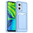 Funda Silicona Ultrafina Goma 360 Grados Carcasa J02S para Xiaomi Redmi 10 Prime Plus 5G Azul