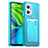 Funda Silicona Ultrafina Goma 360 Grados Carcasa J02S para Xiaomi Redmi 10 Prime Plus 5G Azul Cielo