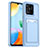 Funda Silicona Ultrafina Goma 360 Grados Carcasa J02S para Xiaomi Redmi 10C 4G Azul Cielo
