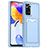 Funda Silicona Ultrafina Goma 360 Grados Carcasa J02S para Xiaomi Redmi Note 11 4G (2022) Azul