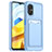 Funda Silicona Ultrafina Goma 360 Grados Carcasa J02S para Xiaomi Redmi Note 11R 5G Azul