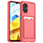 Funda Silicona Ultrafina Goma 360 Grados Carcasa J02S para Xiaomi Redmi Note 11R 5G Rojo