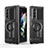 Funda Silicona Ultrafina Goma 360 Grados Carcasa MJ1 para Samsung Galaxy Z Fold3 5G Negro
