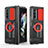 Funda Silicona Ultrafina Goma 360 Grados Carcasa MJ1 para Samsung Galaxy Z Fold4 5G Rojo