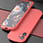 Funda Silicona Ultrafina Goma 360 Grados Carcasa N01 para Apple iPhone 12 Mini Rojo