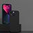 Funda Silicona Ultrafina Goma 360 Grados Carcasa para Apple iPhone 13 Negro