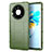 Funda Silicona Ultrafina Goma 360 Grados Carcasa para Huawei Mate 40 Pro Ejercito Verde