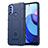 Funda Silicona Ultrafina Goma 360 Grados Carcasa para Motorola Moto E20 Azul