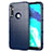 Funda Silicona Ultrafina Goma 360 Grados Carcasa para Motorola Moto G Fast Azul