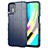 Funda Silicona Ultrafina Goma 360 Grados Carcasa para Motorola Moto G9 Plus Azul