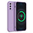 Funda Silicona Ultrafina Goma 360 Grados Carcasa para Oppo A55 5G Purpura Claro