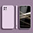 Funda Silicona Ultrafina Goma 360 Grados Carcasa para Samsung Galaxy A22 5G Purpura Claro