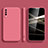 Funda Silicona Ultrafina Goma 360 Grados Carcasa para Samsung Galaxy A30S Rosa Roja
