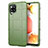 Funda Silicona Ultrafina Goma 360 Grados Carcasa para Samsung Galaxy A42 5G Ejercito Verde