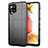 Funda Silicona Ultrafina Goma 360 Grados Carcasa para Samsung Galaxy A42 5G Negro