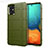 Funda Silicona Ultrafina Goma 360 Grados Carcasa para Samsung Galaxy A71 5G Verde