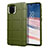 Funda Silicona Ultrafina Goma 360 Grados Carcasa para Samsung Galaxy A81 Verde