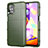 Funda Silicona Ultrafina Goma 360 Grados Carcasa para Samsung Galaxy M31s Ejercito Verde