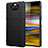 Funda Silicona Ultrafina Goma 360 Grados Carcasa para Sony Xperia 10 Negro