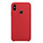 Funda Silicona Ultrafina Goma 360 Grados Carcasa para Xiaomi Mi 8 Rojo