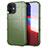 Funda Silicona Ultrafina Goma 360 Grados Carcasa S01 para Apple iPhone 12 Mini Verde